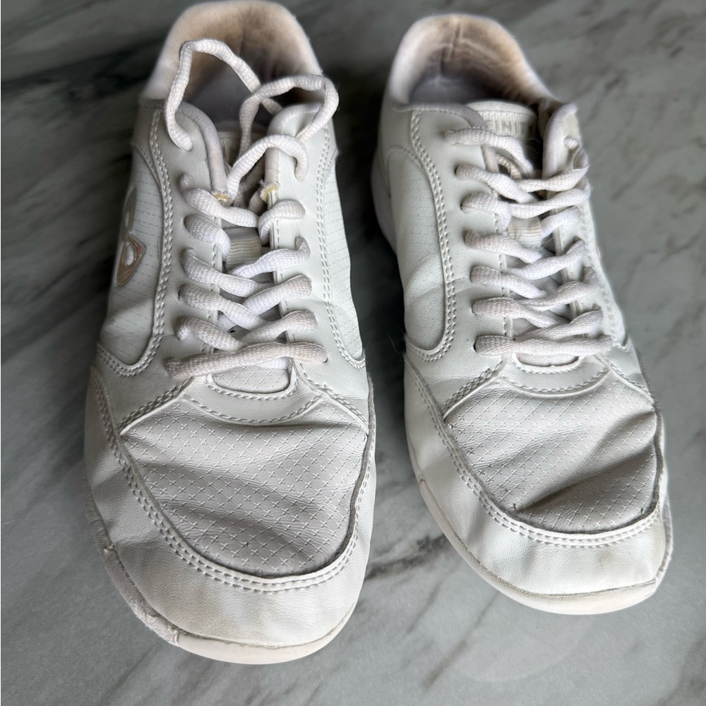 NFINITY Fearless White Cheer Shoes - Size 8